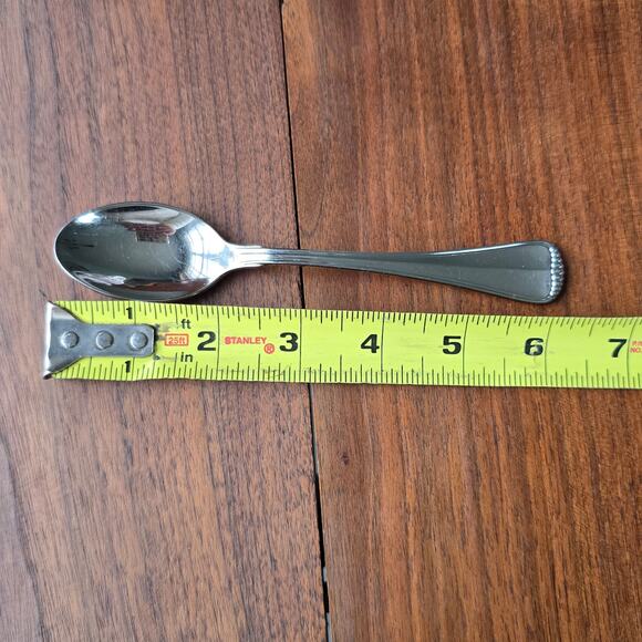 Towle Hamilton Teaspoons Stainless Steel Germany 18/8 Satin Handle Set of 4 - Picture 7 of 7